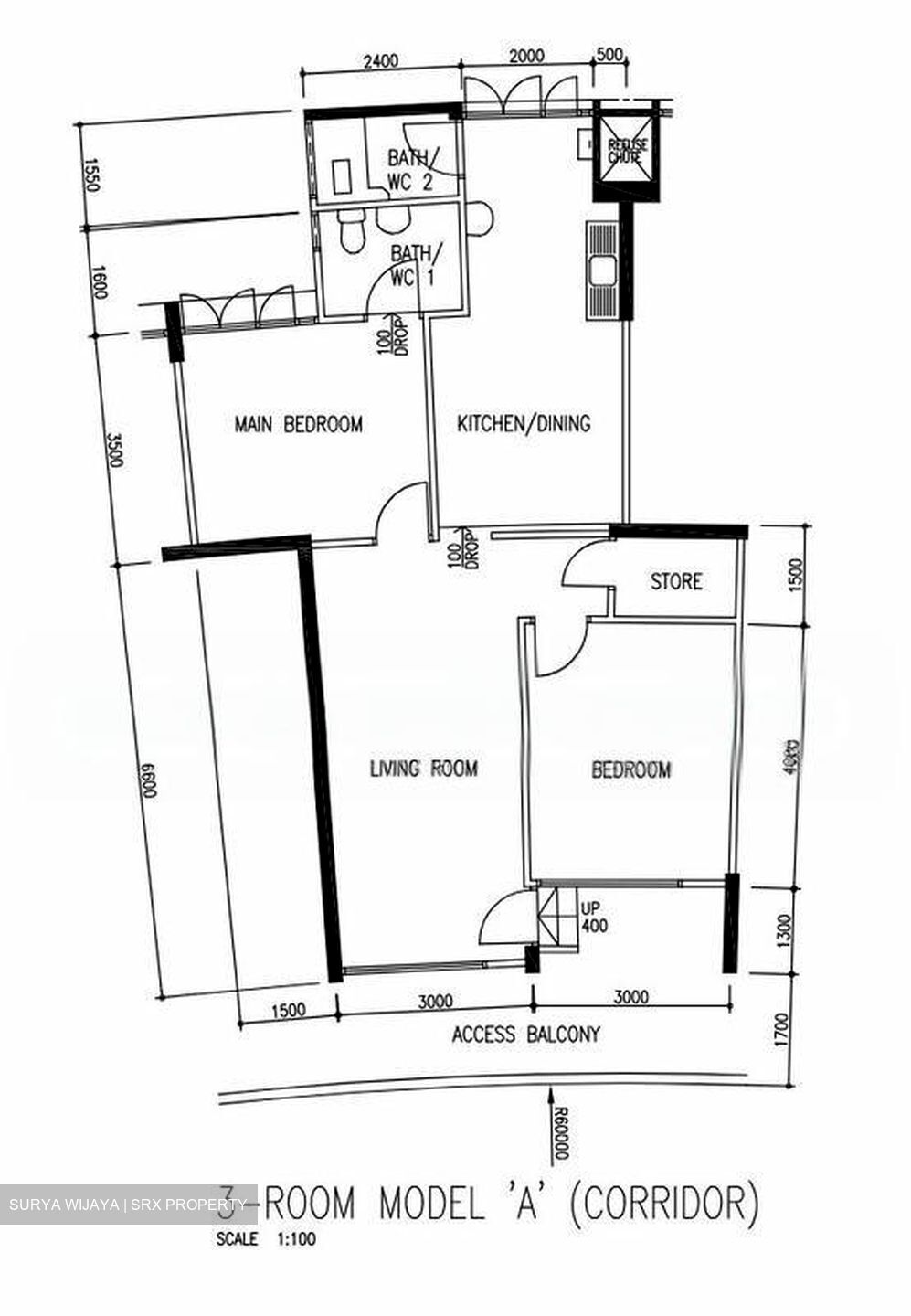 Blk 59 Chai Chee Road (Bedok), HDB 3 Rooms #503185561